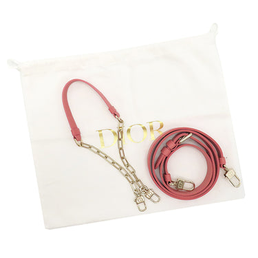 クリスチャン・ディオール Christian Dior レディ D-ジョイ バッグ ピンク ラムスキン 2WAYバッグ ゴールド金具 ハンドバッグ ショルダー