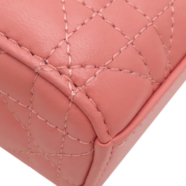 クリスチャン・ディオール Christian Dior レディ D-ジョイ バッグ ピンク ラムスキン 2WAYバッグ ゴールド金具 ハンドバッグ ショルダー