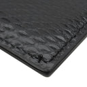 サンローラン SAINT LAURENT チェーンポーチ 669907 ブラック レザー ポーチ ゴールド金具 黒 パイソン型押し