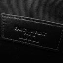 サンローラン SAINT LAURENT チェーンポーチ 669907 ブラック レザー ポーチ ゴールド金具 黒 パイソン型押し