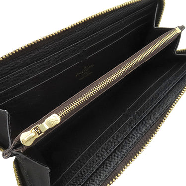 ルイヴィトン LOUIS VUITTON ポルトフォイユ クレマンス M82336 モノグラムリバース モノグラムリバースキャンバス 長財布 ゴールド金具 茶 ベージュ ラウンドジップ