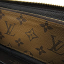 ルイヴィトン LOUIS VUITTON ポルトフォイユ クレマンス M82336 モノグラムリバース モノグラムリバースキャンバス 長財布 ゴールド金具 茶 ベージュ ラウンドジップ