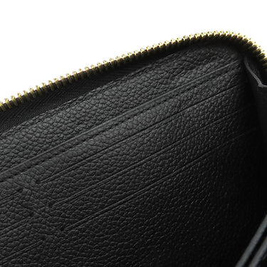ルイヴィトン LOUIS VUITTON ジッピー ウォレット M61864 ノワール モノグラムアンプラント 長財布 ゴールド金具 黒 ラウンドファスナー
