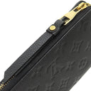ルイヴィトン LOUIS VUITTON ジッピー ウォレット M61864 ノワール モノグラムアンプラント 長財布 ゴールド金具 黒 ラウンドファスナー