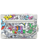 ルイヴィトン LOUIS VUITTON ミニ ソフトトランク M82008 モノグラムコミック モノグラムコミックキャンバス ショルダーバッグ シルバー金具 白 マルチカラー