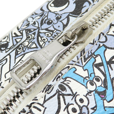 ルイヴィトン LOUIS VUITTON ミニ ソフトトランク M82008 モノグラムコミック モノグラムコミックキャンバス ショルダーバッグ シルバー金具 白 マルチカラー