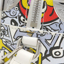 ルイヴィトン LOUIS VUITTON ミニ ソフトトランク M82008 モノグラムコミック モノグラムコミックキャンバス ショルダーバッグ シルバー金具 白 マルチカラー