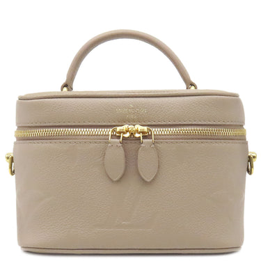 ルイヴィトン LOUIS VUITTON ヴァニティ PM M45608 トゥルトレール モノグラムアンプラント ショルダーバッグ ゴールド金具 グレージュ