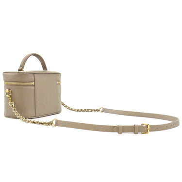 ルイヴィトン LOUIS VUITTON ヴァニティ PM M45608 トゥルトレール モノグラムアンプラント ショルダーバッグ ゴールド金具 グレージュ