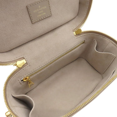 ルイヴィトン LOUIS VUITTON ヴァニティ PM M45608 トゥルトレール モノグラムアンプラント ショルダーバッグ ゴールド金具 グレージュ