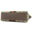 グッチ GUCCI オフィディア GGショルダーバッグ 499621 ベージュ×エボニー GGスプリームキャンバス レザー ショルダーバッグ ゴールド金具 茶 緑 赤 シェリーライン