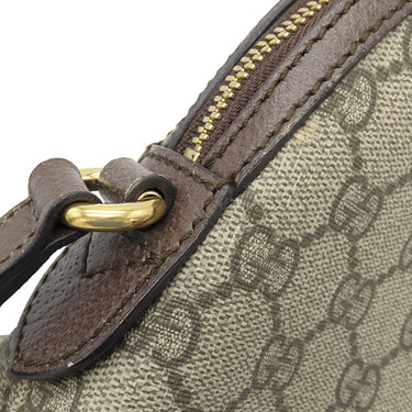グッチ GUCCI オフィディア GGショルダーバッグ 499621 ベージュ×エボニー GGスプリームキャンバス レザー ショルダーバッグ ゴールド金具 茶 緑 赤 シェリーライン