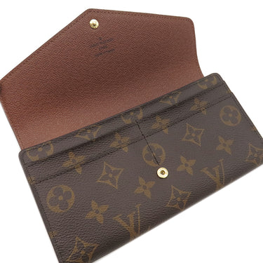 ルイヴィトン LOUIS VUITTON ポルトフォイユ サラ M60531 モノグラム モノグラムキャンバス 長財布 ゴールド金具 茶