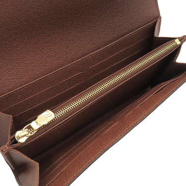 ルイヴィトン LOUIS VUITTON ポルトフォイユ サラ M60531 モノグラム モノグラムキャンバス 長財布 ゴールド金具 茶