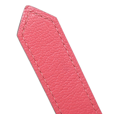 エルメス HERMES ベアンスフレ ローズリップスティック シェーブル 長財布 ゴールド金具 二つ折り財布