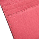 エルメス HERMES ベアンスフレ ローズリップスティック シェーブル 長財布 ゴールド金具 二つ折り財布