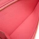 エルメス HERMES ベアンスフレ ローズリップスティック シェーブル 長財布 ゴールド金具 二つ折り財布