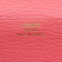 エルメス HERMES ベアンスフレ ローズリップスティック シェーブル 長財布 ゴールド金具 二つ折り財布