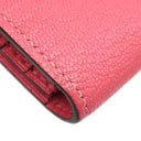 エルメス HERMES ベアンスフレ ローズリップスティック シェーブル 長財布 ゴールド金具 二つ折り財布