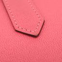 エルメス HERMES ベアンスフレ ローズリップスティック シェーブル 長財布 ゴールド金具 二つ折り財布