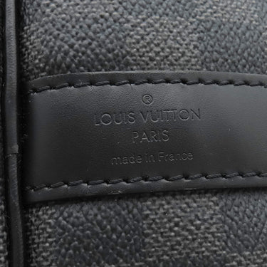 ルイヴィトン LOUIS VUITTON キーポル バンドリエール45 N41418 ダミエグラフィット ダミエグラフィットキャンバス 2WAYバッグ シルバー金具 黒 ボストン ネームタグ欠品
