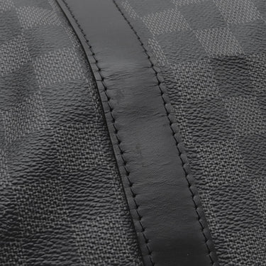 ルイヴィトン LOUIS VUITTON キーポル バンドリエール45 N41418 ダミエグラフィット ダミエグラフィットキャンバス 2WAYバッグ シルバー金具 黒 ボストン ネームタグ欠品