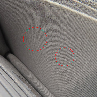 シャネル CHANEL ボーイシャネル チェーンショルダー ミニ AP2464 グレー キャビアスキン チェーンウォレット ヴィンテージ金具 ココマーク