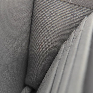 シャネル CHANEL ボーイシャネル チェーンショルダー ミニ AP2464 グレー キャビアスキン チェーンウォレット ヴィンテージ金具 ココマーク