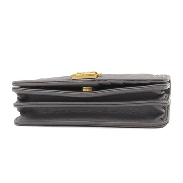 シャネル CHANEL ボーイシャネル チェーンショルダー ミニ AP2464 グレー キャビアスキン チェーンウォレット ヴィンテージ金具 ココマーク