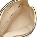 ルイヴィトン LOUIS VUITTON サントンジュ M43559 クレーム モノグラムキャンバス レザー ショルダーバッグ ゴールド金具 茶 白