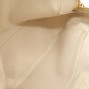 ルイヴィトン LOUIS VUITTON サントンジュ M43559 クレーム モノグラムキャンバス レザー ショルダーバッグ ゴールド金具 茶 白