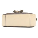 ルイヴィトン LOUIS VUITTON サントンジュ M43559 クレーム モノグラムキャンバス レザー ショルダーバッグ ゴールド金具 茶 白