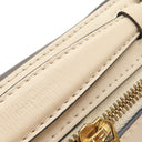 ルイヴィトン LOUIS VUITTON サントンジュ M43559 クレーム モノグラムキャンバス レザー ショルダーバッグ ゴールド金具 茶 白