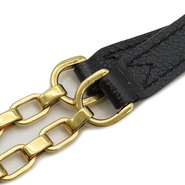 ルイヴィトン LOUIS VUITTON サンジェルマン MM M48933 ノワール モノグラムアンプラント ショルダーバッグ ゴールド金具 黒