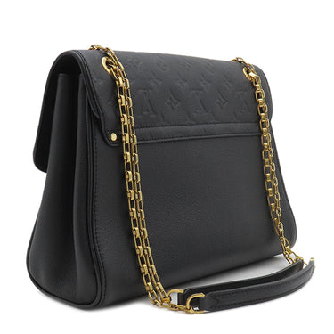 ルイヴィトン LOUIS VUITTON サンジェルマン MM M48933 ノワール モノグラムアンプラント ショルダーバッグ ゴールド金具 黒