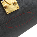 ルイヴィトン LOUIS VUITTON サンジェルマン MM M48933 ノワール モノグラムアンプラント ショルダーバッグ ゴールド金具 黒