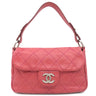 シャネル CHANEL ワイルドステッチ ワンショルダー レッド カーフ ショルダーバッグ シルバー金具 赤 ピンク 肩掛け