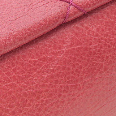 シャネル CHANEL ワイルドステッチ ワンショルダー レッド カーフ ショルダーバッグ シルバー金具 赤 ピンク 肩掛け