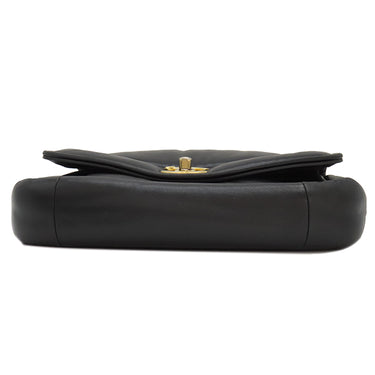 シャネル CHANEL ココマーク チェーンショルダー AS1178 ブラック ラムスキン ショルダーバッグ ヴィンテージ金具 黒