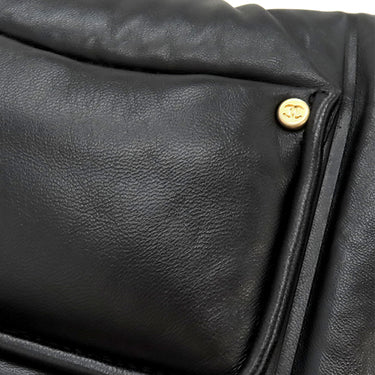 シャネル CHANEL ココマーク チェーンショルダー AS1178 ブラック ラムスキン ショルダーバッグ ヴィンテージ金具 黒