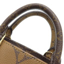 ルイヴィトン LOUIS VUITTON オンザゴー BB M46839 モノグラムリバース モノグラムキャンバス モノグラムリバースキャンバス 2WAYバッグ ゴールド金具 茶 ショルダー ハンドバッグ