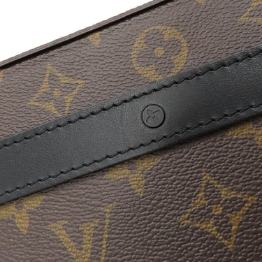 ルイヴィトン LOUIS VUITTON ハンドル ソフトトランク M45935 モノグラムマカサー モノグラムマカサー ショルダーバッグ マットブラック金具 茶 黒