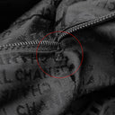 シャネル CHANEL チョコバー ブラック レザー ハンドバッグ シルバー金具 黒 ボストン