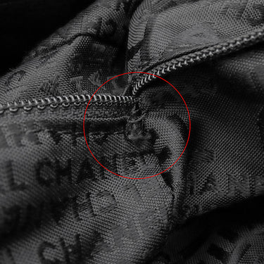 シャネル CHANEL チョコバー ブラック レザー ハンドバッグ シルバー金具 黒 ボストン