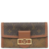 ルイヴィトン LOUIS VUITTON ポルトフォイユ サラ ドーフィーヌ M46645 モノグラム モノグラムキャンバス モノグラムリバースキャンバス 長財布 ゴールド金具 茶