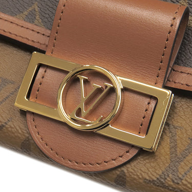 ルイヴィトン LOUIS VUITTON ポルトフォイユ サラ ドーフィーヌ M46645 モノグラム モノグラムキャンバス モノグラムリバースキャンバス 長財布 ゴールド金具 茶