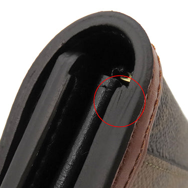ルイヴィトン LOUIS VUITTON ポルトフォイユ サラ ドーフィーヌ M46645 モノグラム モノグラムキャンバス モノグラムリバースキャンバス 長財布 ゴールド金具 茶