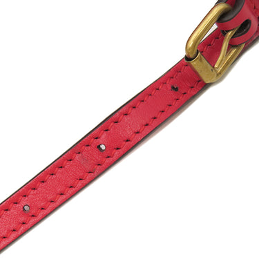グッチ GUCCI GGマーモント ハンドバッグ 739166 レッド キルティングシェブロンレザー ハンドバッグ ヴィンテージ金具 赤 肩掛け