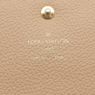ルイヴィトン LOUIS VUITTON ポルトフォイユ エミリー M62369 ノワール モノグラムアンプラント 長財布 ゴールド金具 黒 二つ折り