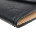 ルイヴィトン LOUIS VUITTON ポルトフォイユ エミリー M62369 ノワール モノグラムアンプラント 長財布 ゴールド金具 黒 二つ折り